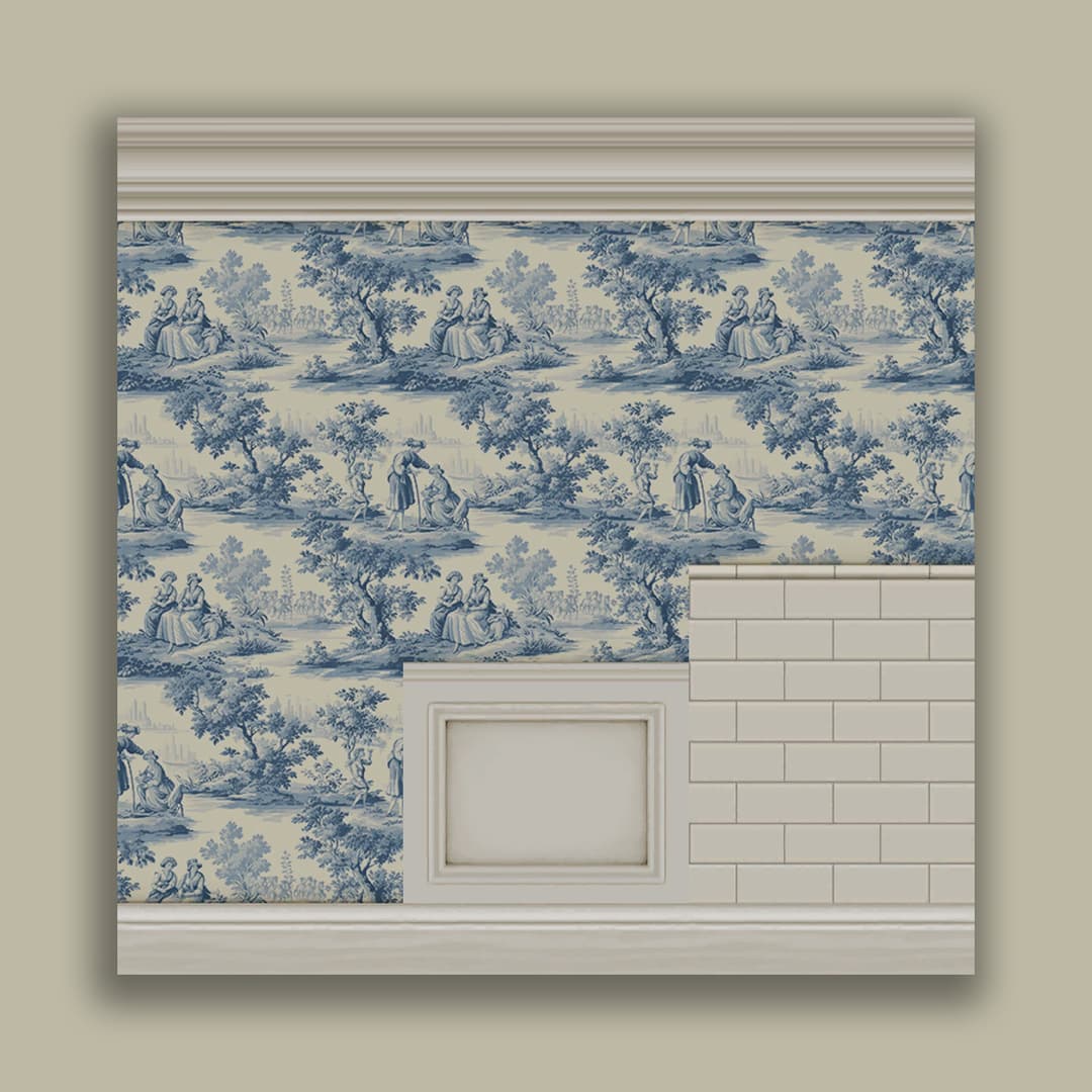 Галерея мода Обои Toile de Jouy #2